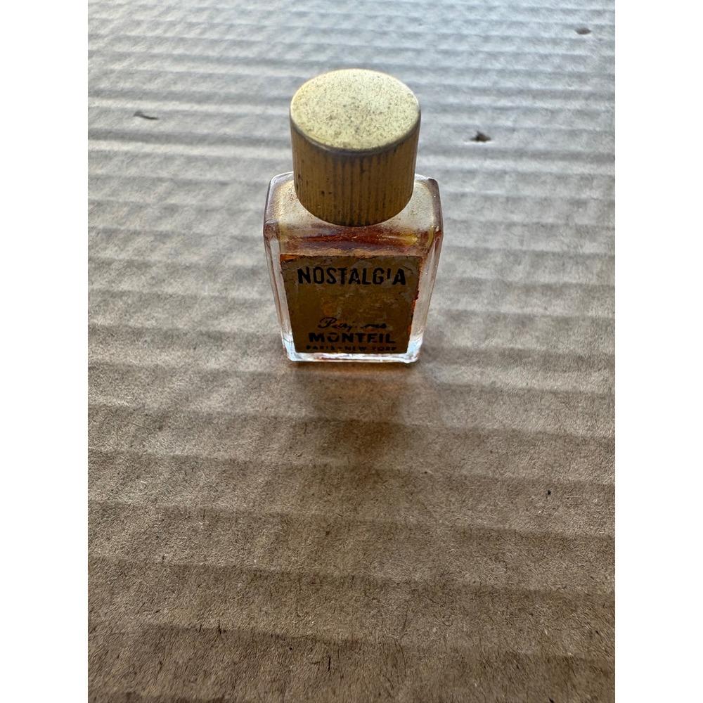 Vintage NOSTALGIA Parfum Mini Perfume Les Parfums Monteil Paris NY‎ 80% FULL
